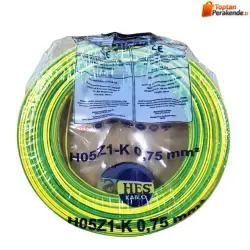 Hes Nyaf Kablo 0,75 Mm Sarıyeşil (H05z1-K) Halojen Free